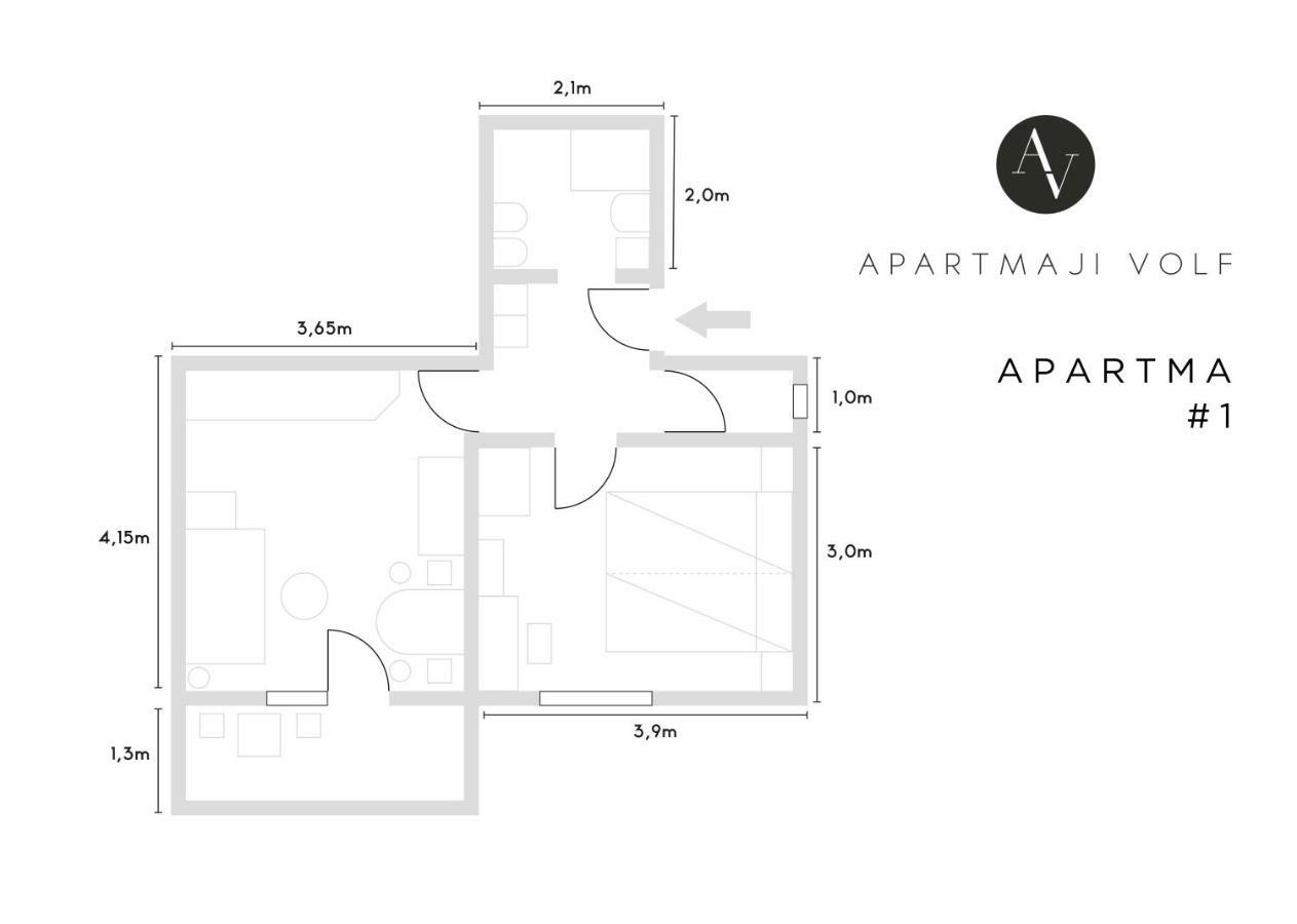 Apartmaji Volf Zgornje Gorje Extérieur photo